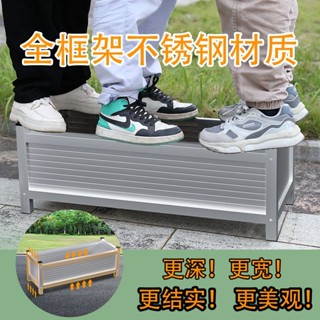 ·【訂金】熱賣不銹鋼種植箱種菜專用箱陽臺種菜盆移動花盆家用蔬菜可移動種菜箱