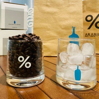 水杯 玻璃杯 東京咖啡節限定髮售 阿拉比卡 ARABICA 藍瓶子 BLUE BOTTLE咖啡玻璃杯 生日禮物 送禮禮物