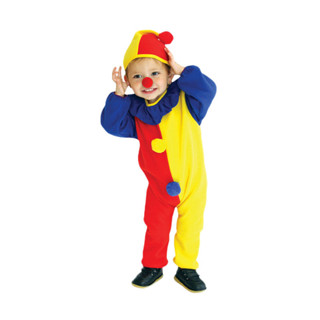 壹灣發貨 聖誕節兒童小丑服裝cos服裝扮衣服兒童小丑套裝舞臺表演演出衣服 聖誕狂歡