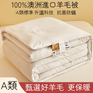 臺灣出貨 100%羊毛被 被芯 雙人冬被 被子 棉被單人 內胎被 保暖被胎 雙人羊毛被 羊絨被 夏被 涼被 羽絨被