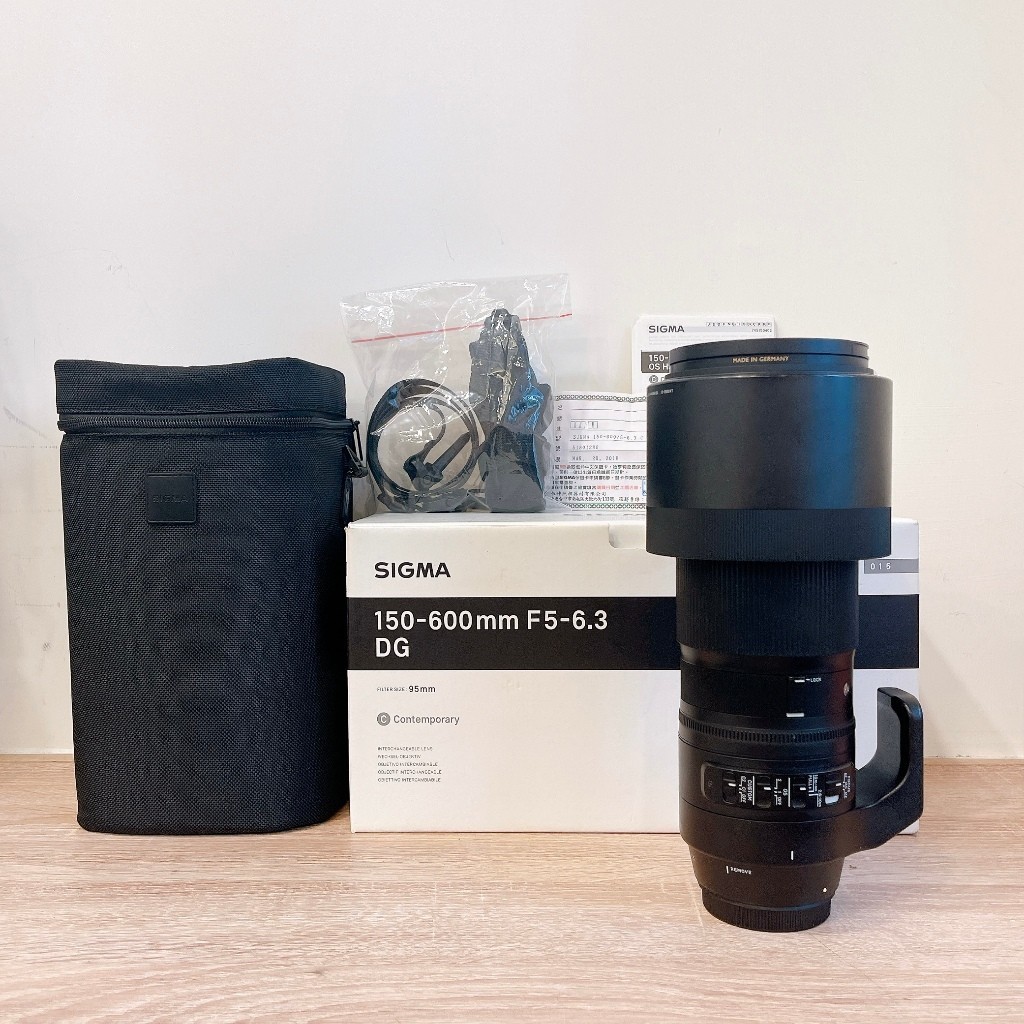 ( 超級變焦鏡頭 )  Sigma 150-600mm F5-6.3  For Canon 二手 保固半年 林相攝影