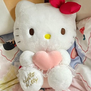 【❤臺灣發貨🔥】🎀靠枕 抱枕 hellokitty玩偶凱蒂貓毛絨玩具公仔丘比特之心哈嘍kt女友七夕禮物