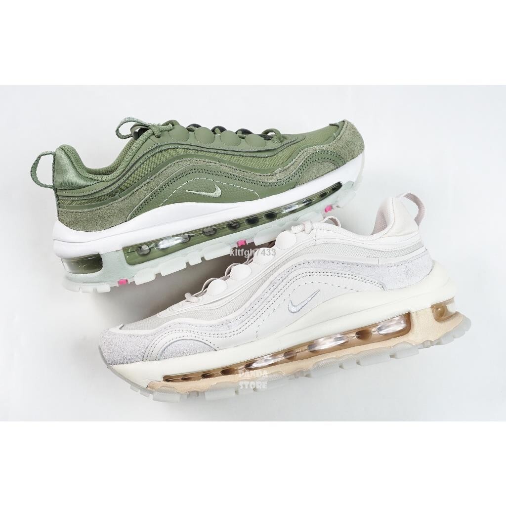 西奧NIKE AIR MAX 97 FUTURA 增高 氣墊 FB4496-001 米白 300 綠 女鞋