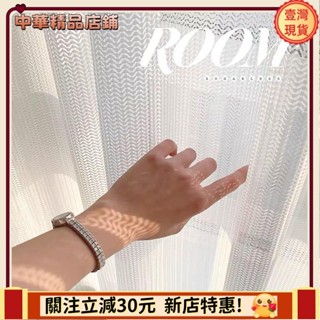 ⚡限時破價+可開發票⚡鏤空魚骨紋窗紗🌟網紅鏤空紗簾 ins窗簾客廳臥室陽臺透氣半遮光網紗 可定製窗簾apeng7