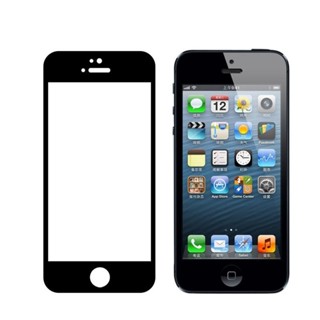 WG殼膜🚚 iPhone5/5S/5SE玻璃膜 5c高畫質防爆抗藍光全屏 手機鋼化保護膜 按鍵貼 ZMX7