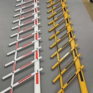 加厚道閘柵欄桿八角電動升降桿鋁合金門禁四方桿大門衛自動欄車桿