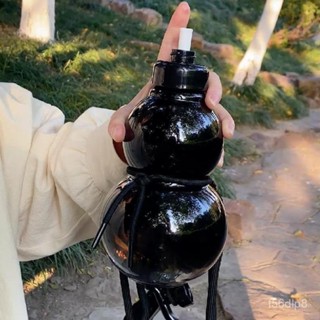 🔥桃園有貨/限時下殺🔥帶吸管&直飲葫蘆水壺tritan運動水杯網紅男女學生大容量塑膠杯子 GSP1
