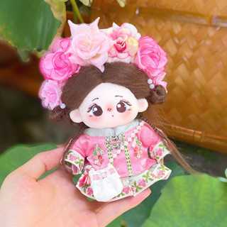 臺灣出貨✨新店優惠 娃衣 衣服 娃娃衣服 原創10cm娃衣古風漢服棉花娃娃衣服無屬性便宜睡衣套裝