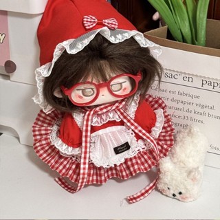 臺灣出貨✨新店優惠 娃衣 衣服 娃娃衣服 10cm20cm棉花娃娃女娃衣服原創毛絨玩偶連衣裙子公仔換裝著替套裝
