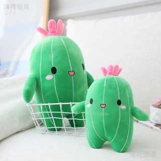 桃園出貨 模擬可愛表情仙人掌睡覺軟體羽絨棉抱枕生日禮物抱著睡覺公仔 bh