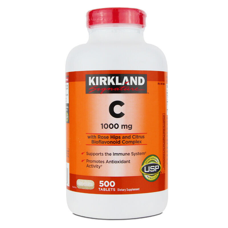 DY - 美國進口Kirkland柯剋蘭維生素c片成人1000mg高含量童VC