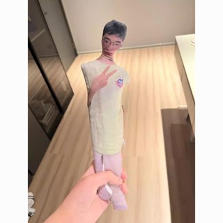 DIY定製異形貓咪玩偶公仔寵物枕頭照片靠墊生日禮物白邊圖片雙面 威廉