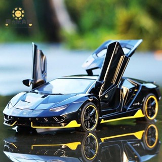 ❤模擬合金汽車模型1:32 Lamborghini藍寶堅尼LP770汽車模型模擬合金車模跑車模型兒童玩具車男孩賽車