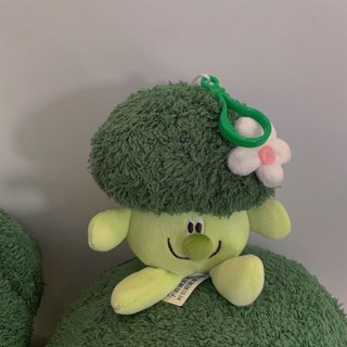可愛西蘭花公仔毛絨玩具小掛件玩偶菜花抱枕花椰菜布娃娃生日禮物
