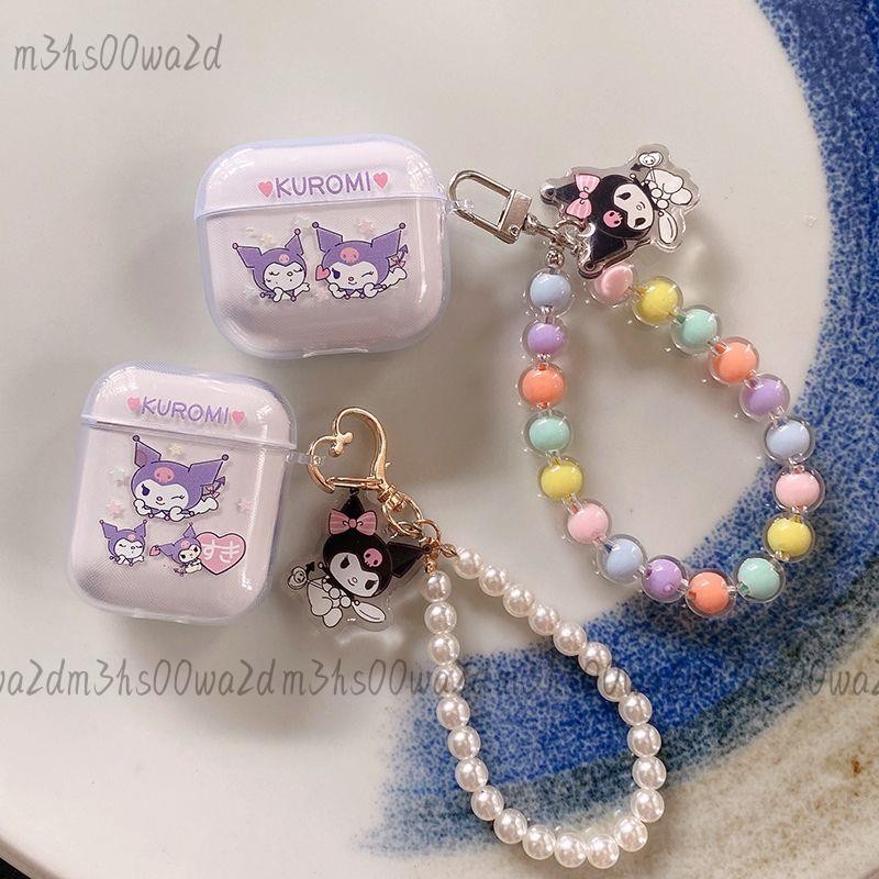 庫洛米airpods3耳機殼蘋果保護套pro2第二代可愛卡通少女透明軟殼
