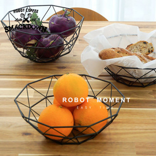 ZERO 居家生活ROBOT韓國ins麵包籃炸雞籃餐廳咖啡廳收納廚房小吃點心水果籃擺拍#預購#開超取請聊聊我