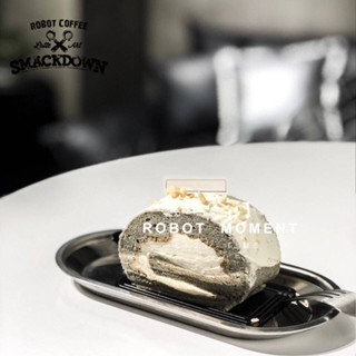 ZERO 居家生活ROBOT韓國ins金屬北歐不銹鋼橢圓形咖啡廳託盤收納點心蛋糕盤子#預購#開超取請聊聊我