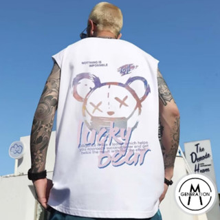【M世代】M-5XL 無袖背心男 夏季寬鬆 情侶背心 背心男生 坎肩背心 男無袖t恤 運動男生上衣 ATDB1855