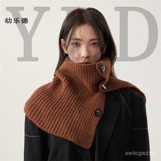 挑戰最低價🏆針織毛綫百搭防寒韓國新款ins披肩脖套圍巾冬季保暖慵懶圍脖 WGCQ