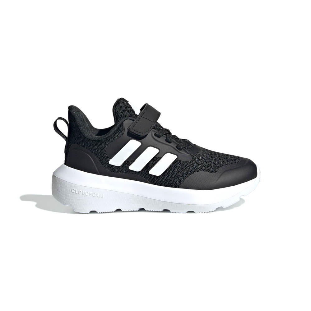 Adidas FortaRun 3.0 EL C 中童 童鞋 黑白色 魔鬼氈 免綁帶 緩震 透氣 慢跑鞋 IH2859