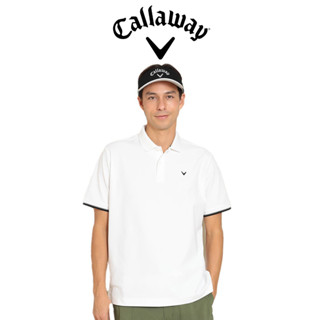 【Callaway 卡拉威】SHORT SLEEVE SHIRT 男士 短袖POLO衫 白色