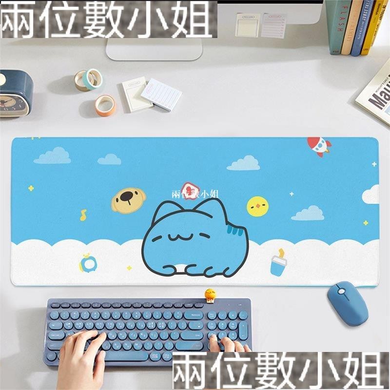 可愛蟲 咖波 貓貓蟲咖波 桌墊遊戲標墊卡通超大書桌墊鍵盤電腦桌墊超大 滑鼠墊貓貓蟲咖波滑鼠墊