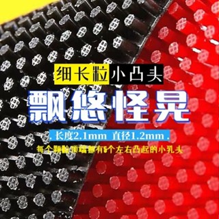 ✨臺灣出貨✨細長小顆粒長膠單膠皮怪膠耐打藍海綿套膠乒乓球膠皮德國長膠膠皮 YNXP