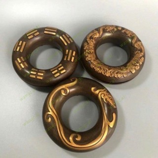 💟臺灣出貨💟 熱銷🔥 純銅手搖鈴大號虎撐鈴串鈴民間鄉醫郎中八卦黃銅藥鈴 直徑9釐米wangcai
