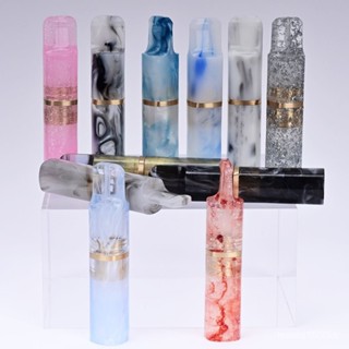 臺灣出貨💖7公分方形小嘴樹脂過濾煙嘴9MM活性碳濾芯通用粗中細香煙過濾吸嘴