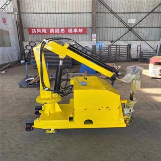 [可開發票]移動液壓升降機電動行走起重機車載小吊機起吊1000公斤可旋轉定製250118