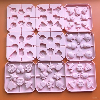 臺灣熱銷 兒童卡通棒棒糖矽膠模具DIY軟糕點糖巧剋力雪糕乳酪棒蛋糕烘焙