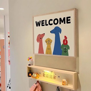 電錶箱裝飾畫 北歐ins入戶玄關電表箱裝飾畫開關遮擋掛畫臥室兒童房掛溫馨畫