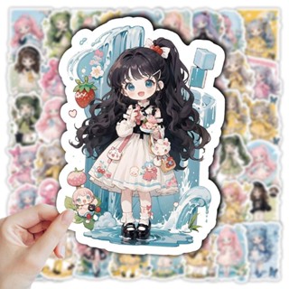 便利貼 122張ins風可愛魔法少女貼紙日係卡通小蘿莉裝飾手賬塗鴉防水貼畵