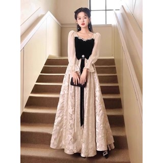 黑色晚禮服女 宴會禮服 名媛氣質禮服 生日成人禮服 鋼琴演出服 生日禮服 公主裙 晚宴禮服 伴娘服 小禮服 禮服 連衣裙