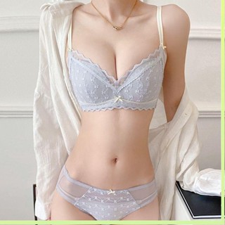 DIKK SHOP🎀法式性感蕾絲內衣女無鋼圈舒適輕薄集中爆乳內衣
