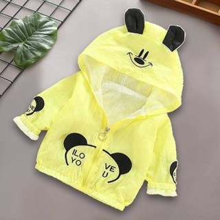 Hi❤baby兒童防曬衣男夏季防紫外綫寬鬆嬰兒輕薄外套男女寶寶防曬服空調衫