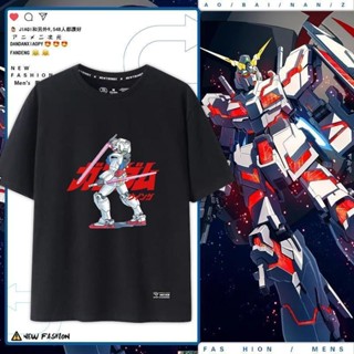 機動戰士高達t恤RX-78-2祖光束動漫周邊男印象短袖T恤二次en