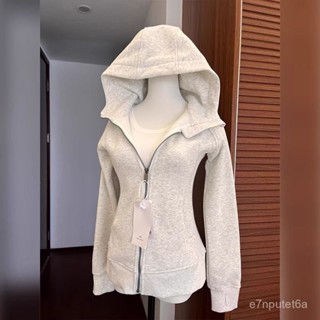 本土有貨🔥外套女春秋短款收腰春季穿搭修身連帽開春上衣緊身白灰衛衣美式薄🔥大碼男裝 大碼女裝 B05H