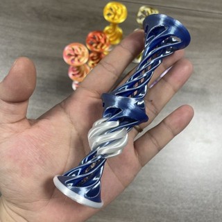 春夏上新🔥🔥【高品質絲綢材質】3D列印新品推推樂旋轉穿越立體可彈射解壓玩具新奇辦公桌麵擺地攤