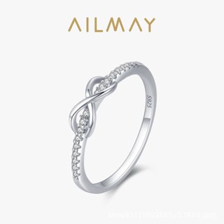 AILMAY✨正品授權✨香港直發s925銀無限的愛蝴蝶結8戒指女日韓ins小眾設計食指環外貿跨境爆款