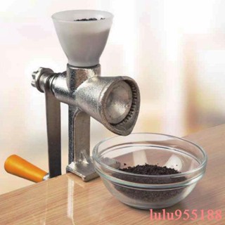 手動研磨機磨豆機大米手搖咖啡豆粉碎機鑄鐵家用磨粉機小型鳥食機