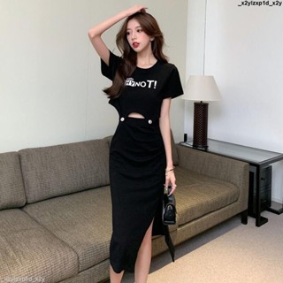 ✨超級優惠夏天套裝 輕奢兩件套裙裝女夏裝高階感上衣女設計感鏤空褶皺顯瘦a字半身裙