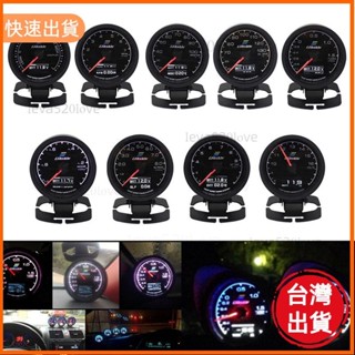 桃園發貨 Greddy汽車改裝儀表 水溫 轉速 渦輪 增壓 油壓 排溫 7彩LCD帶數字顯示改裝