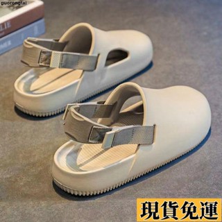 💞低價免運💞勃肯洞洞拖鞋男款夏季外穿厚底防滑沙灘涼鞋辦公室懶人包頭半拖鞋