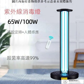 【現貨/速發】110V紫外線消毒燈 家用智慧殺菌燈臭氧滅菌燈移動式uv燈100W