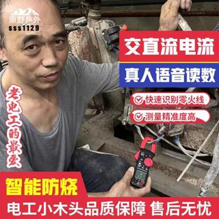 【臺灣出貨】三用電表 電流表 智慧防燒 新款高精度 語音全自動 兩用直流電流鉗形表 萬用表 優等品