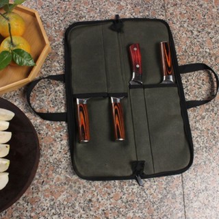 刀具收納袋 廚師刀袋 刀具收納包 廚具收納包 刀具袋 戶外露營廚師刀具收納包帆布多功能刀包手提中西餐廳廚師刀具包
