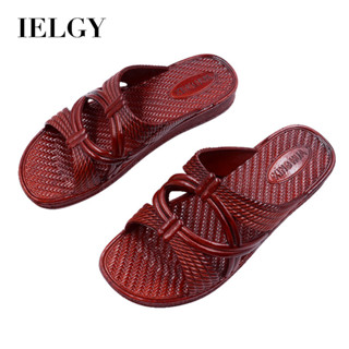 IELGY 新款夏季紅色舒適軟底涼鞋防滑平底媽媽