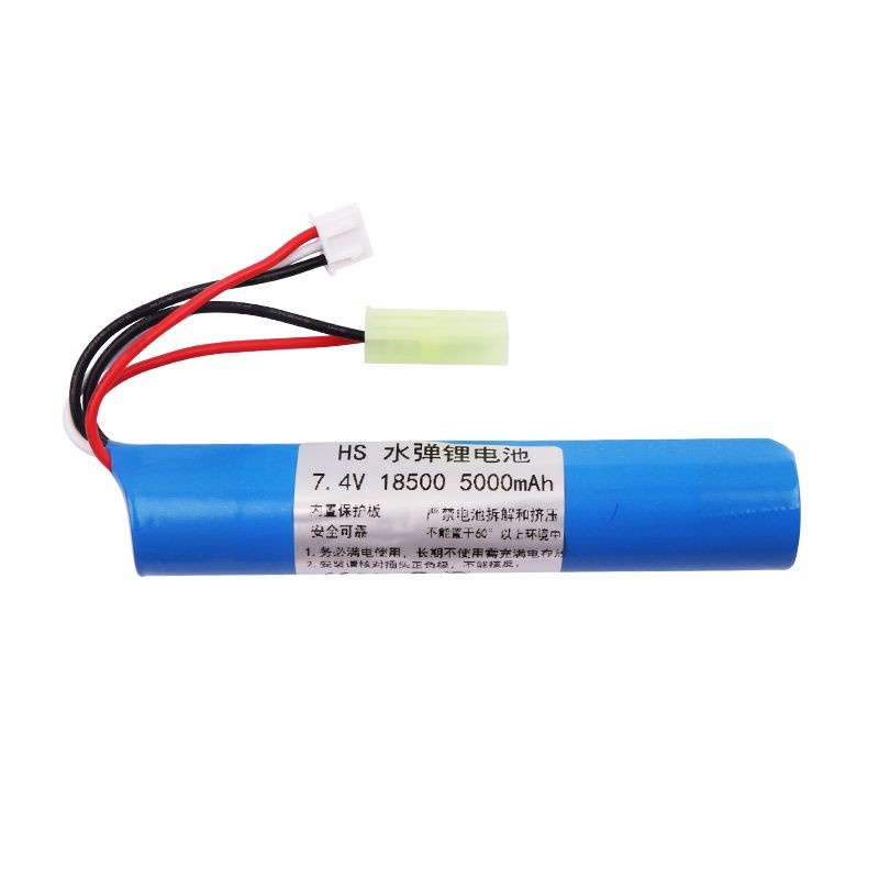 水彈槍電池 玩具 大容量水彈玩具槍18500 電池 電池 11.1v錦明7.4vSM小田宮動力XT30