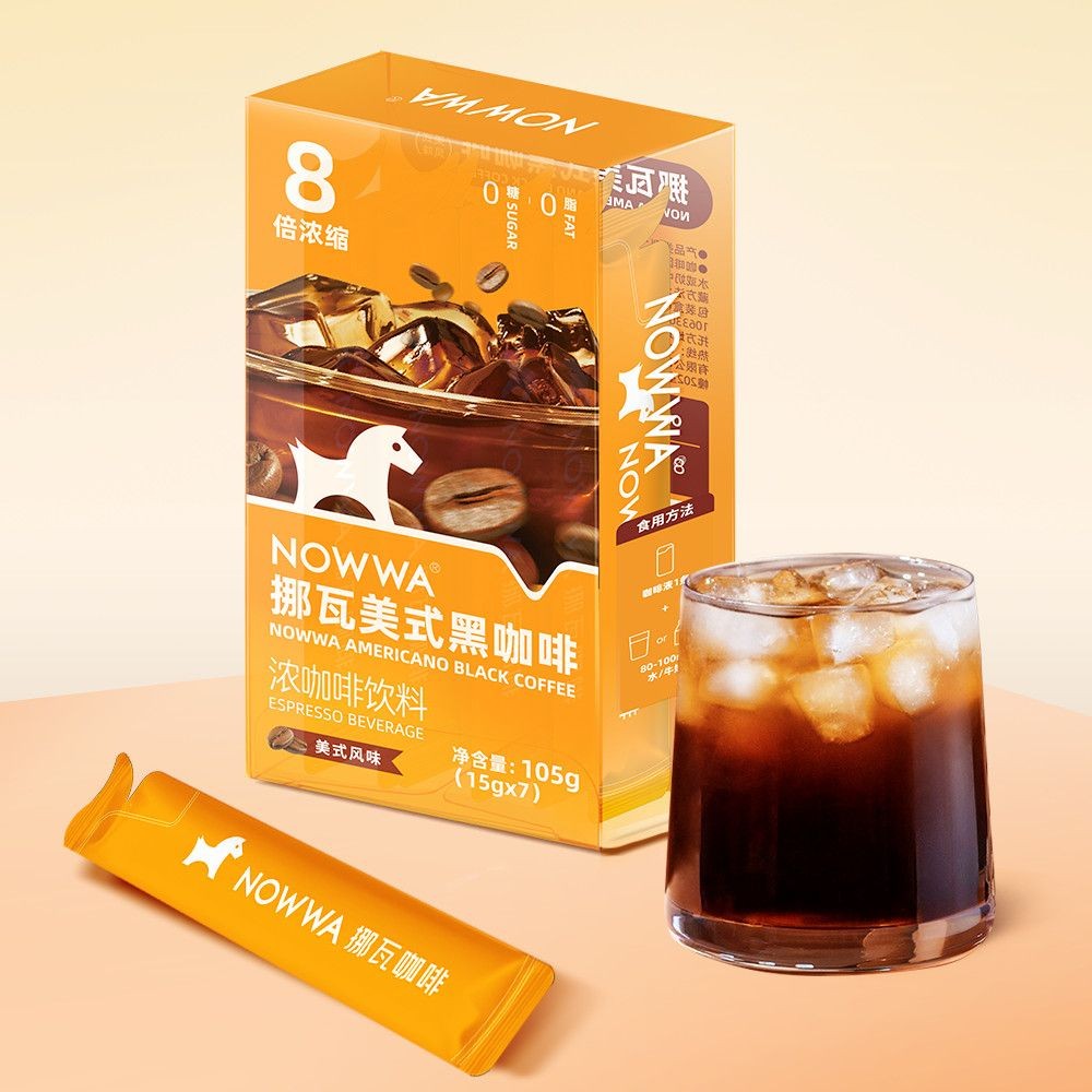 Nowwa挪瓦咖啡 濃縮咖啡液 速溶黑咖啡原液 0糖 冰美式風味